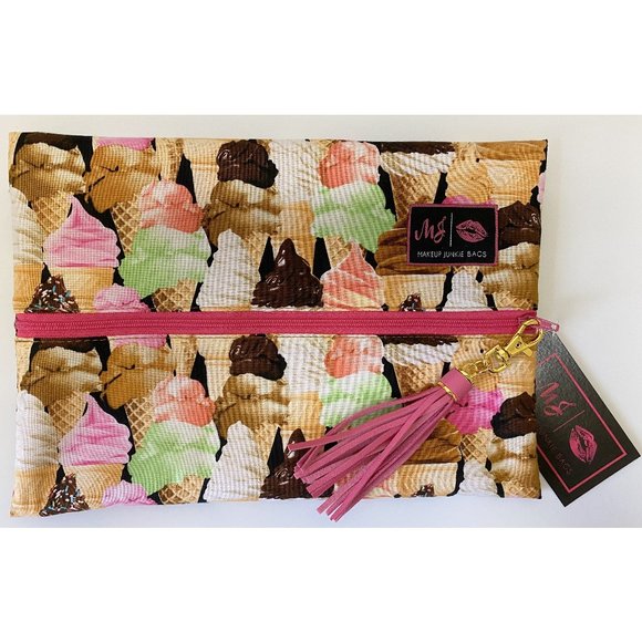 Makeup Junkie Handbags - Makeup Junkie  Ice Cream Cones New  MEDIUM